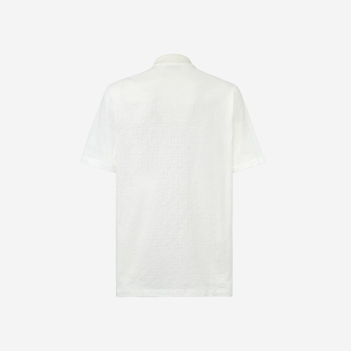 Fendi FF Polo T-Shirt White 상세 이미지 2