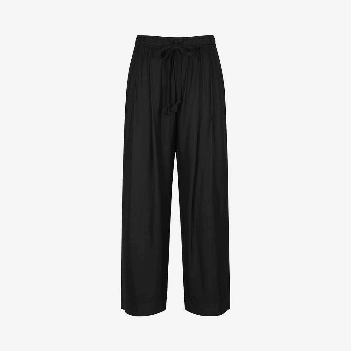 Ziggy Chen Drawstring Trousers Black - 24FW 상세 이미지 1