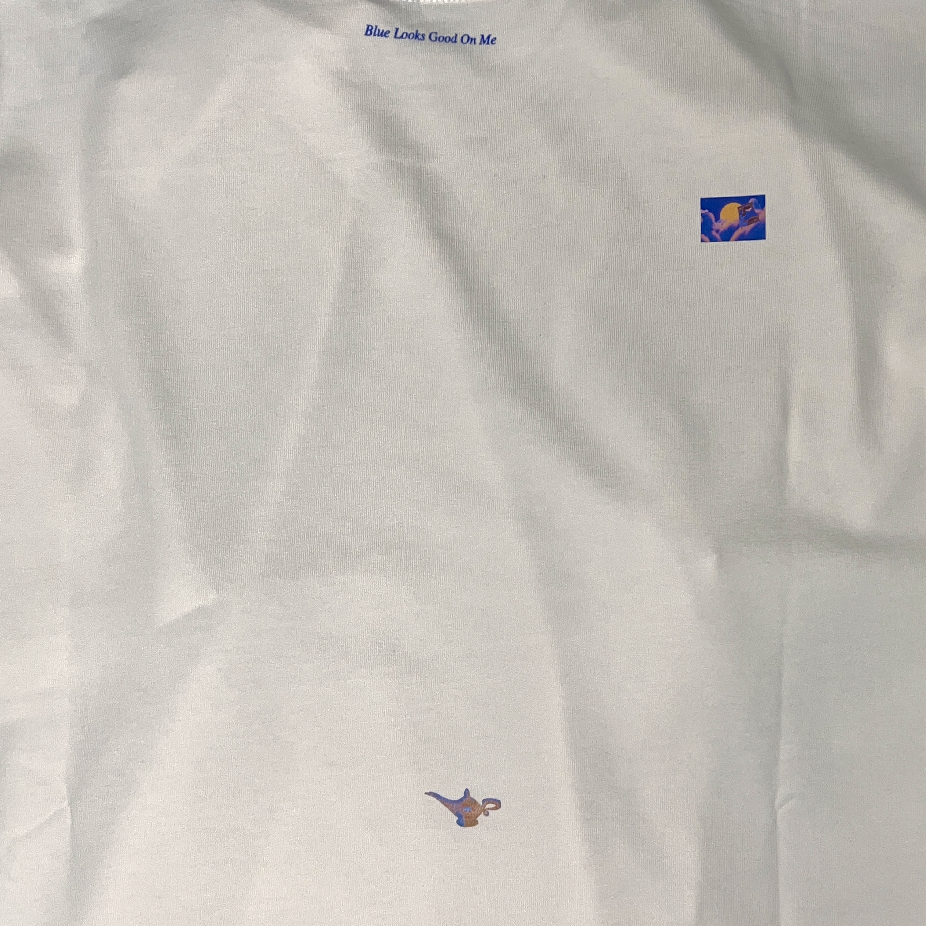 Ader Error x Disney Genie T-Shirt 01 Off White 착용 스타일 - 2