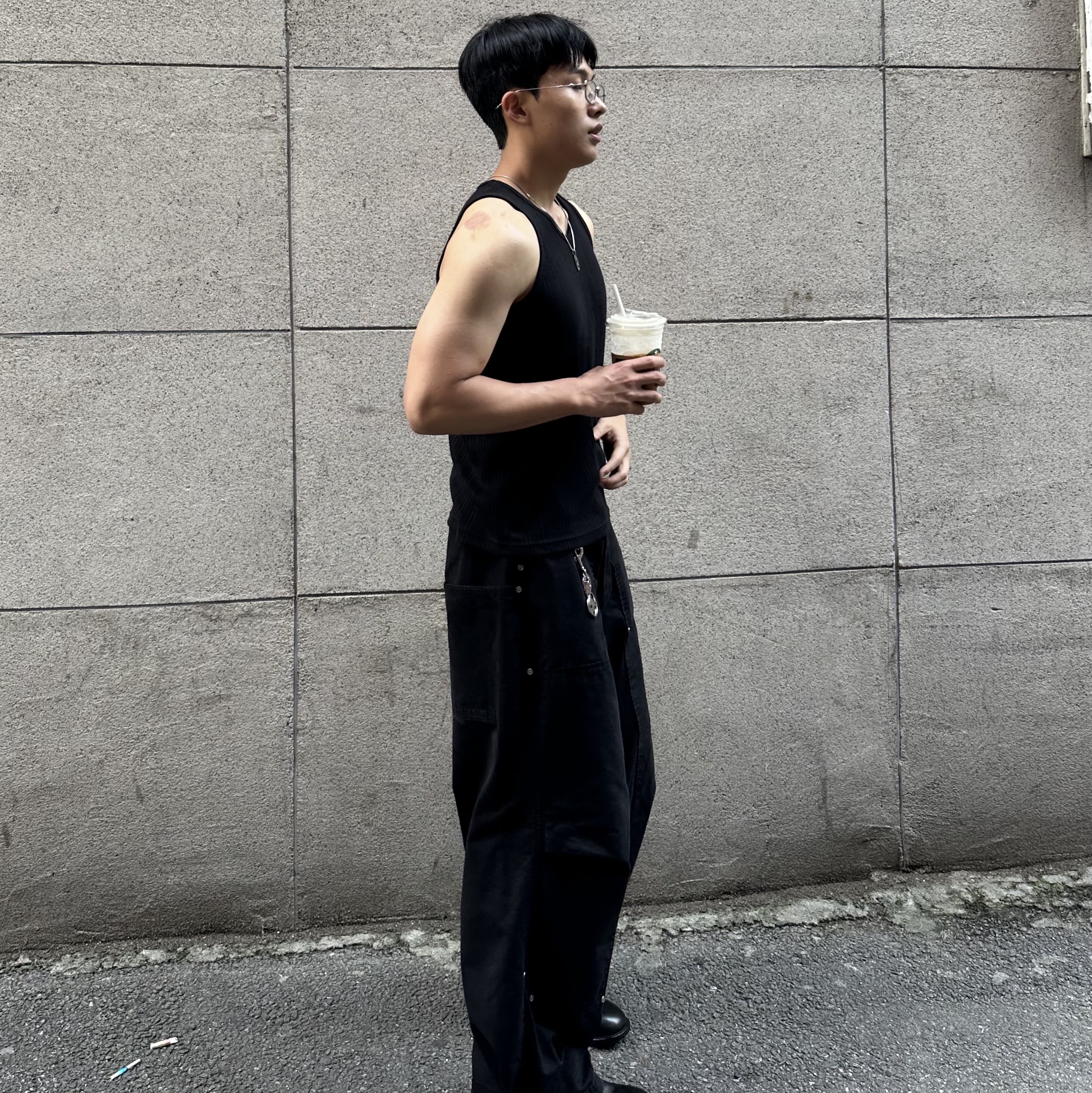 Diesel Dx1342 Stainless Steel Pendant Necklace Silver, Etce Gardner Pants Black 착용 스타일 - 2