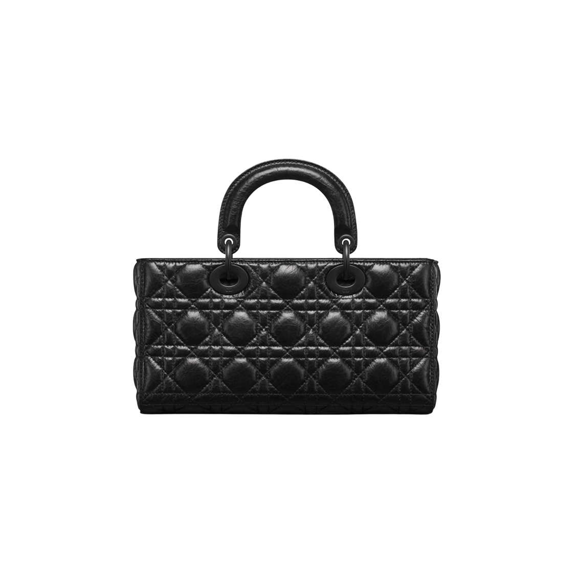 Dior Medium Lady D-Joy Bag Black Crinkled 상세 이미지 3