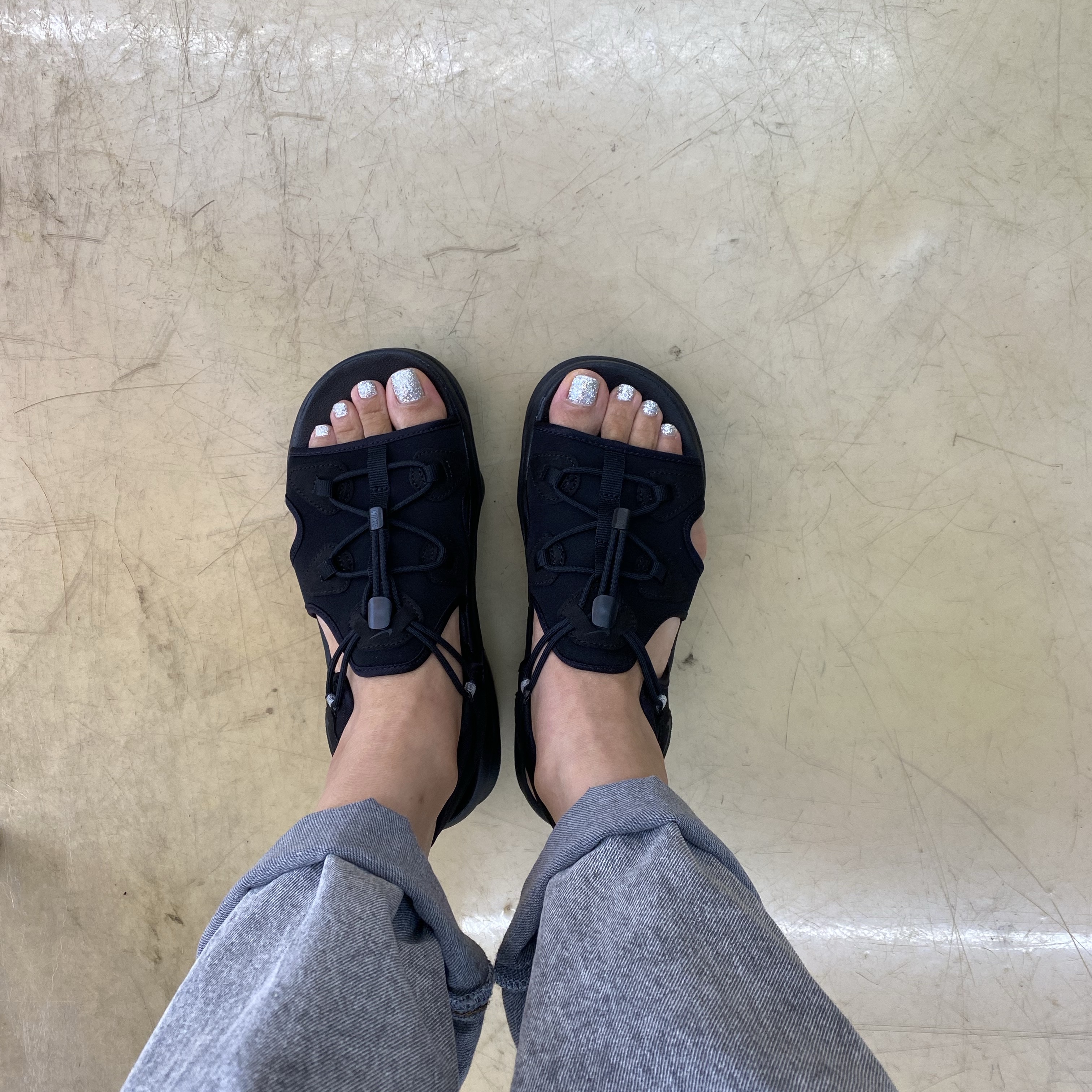(W) Nike Air Max Koko Sandal Black 착용 스타일