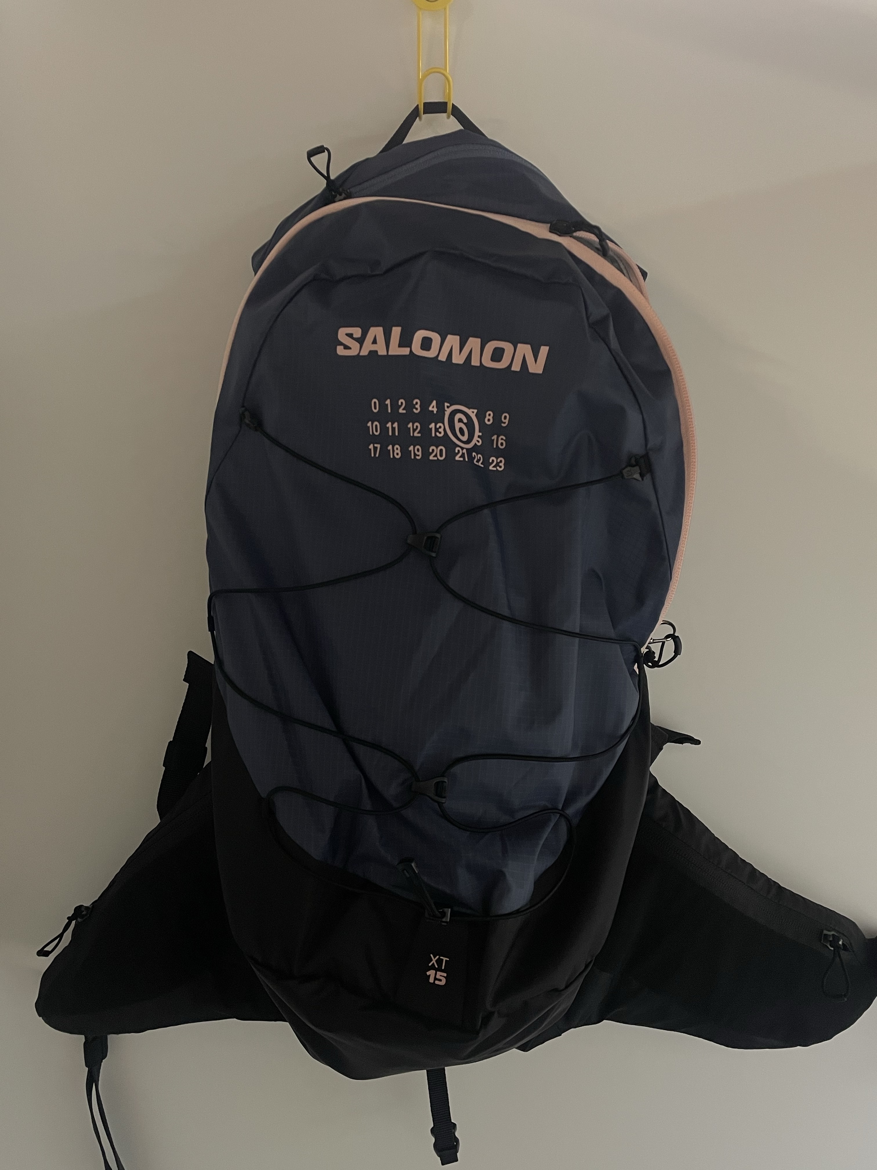 Salomon x MM6 Maison Margiela XT-15 Light Blue 착용 스타일 - 1