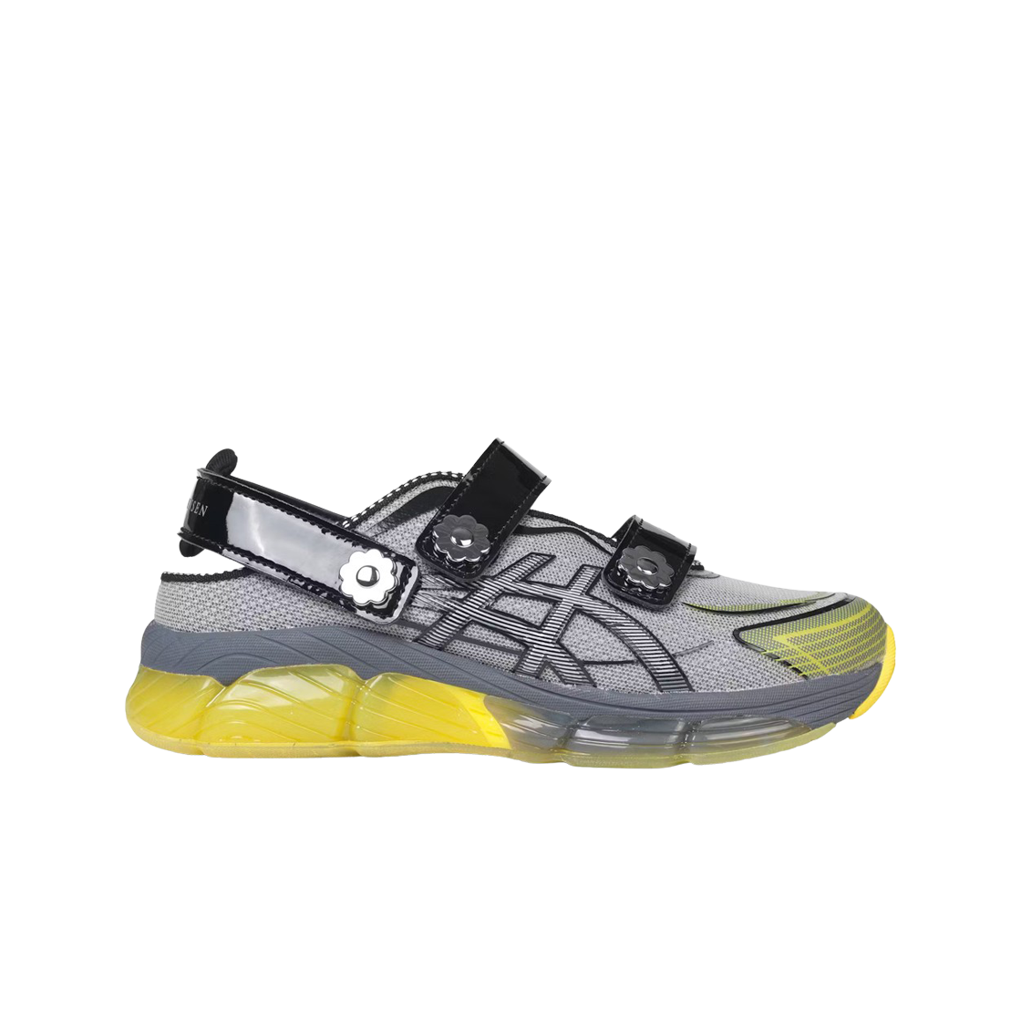 아식스 x 세실리에 반센 젤 퀀텀 360 8 그레이 옐로우(Asics x Cecilie Bahnsen Gel-Quantum 360 VIII Grey Yellow)