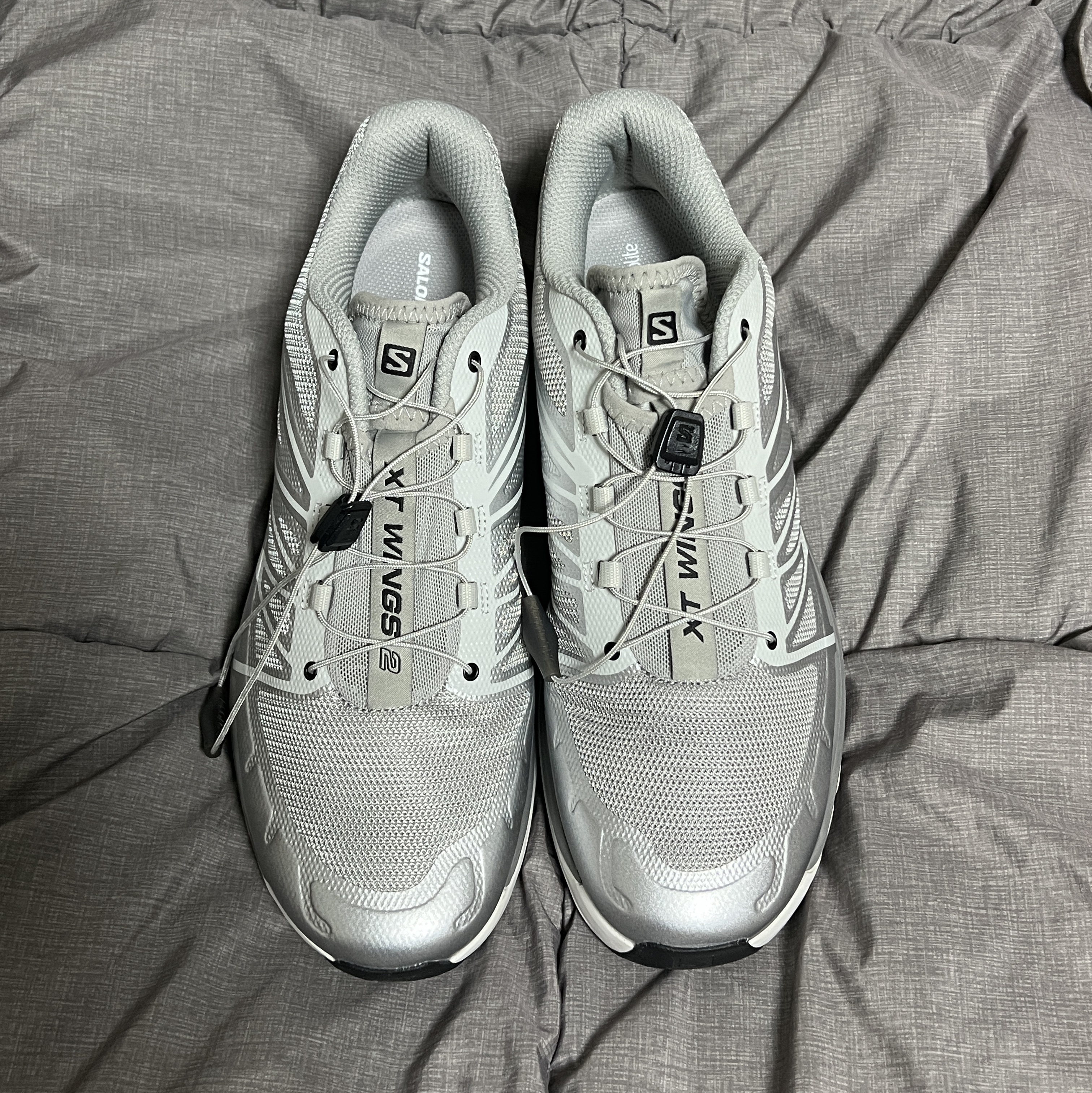 Salomon XT-Wings 2 Lunar Rock Gray 착용 스타일 - 1