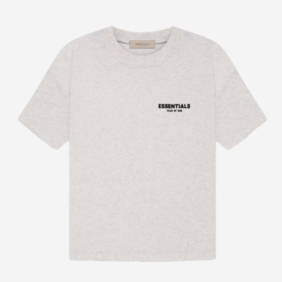 Essentials The Core Collection T-Shirt Light Oatmeal 착용 스타일