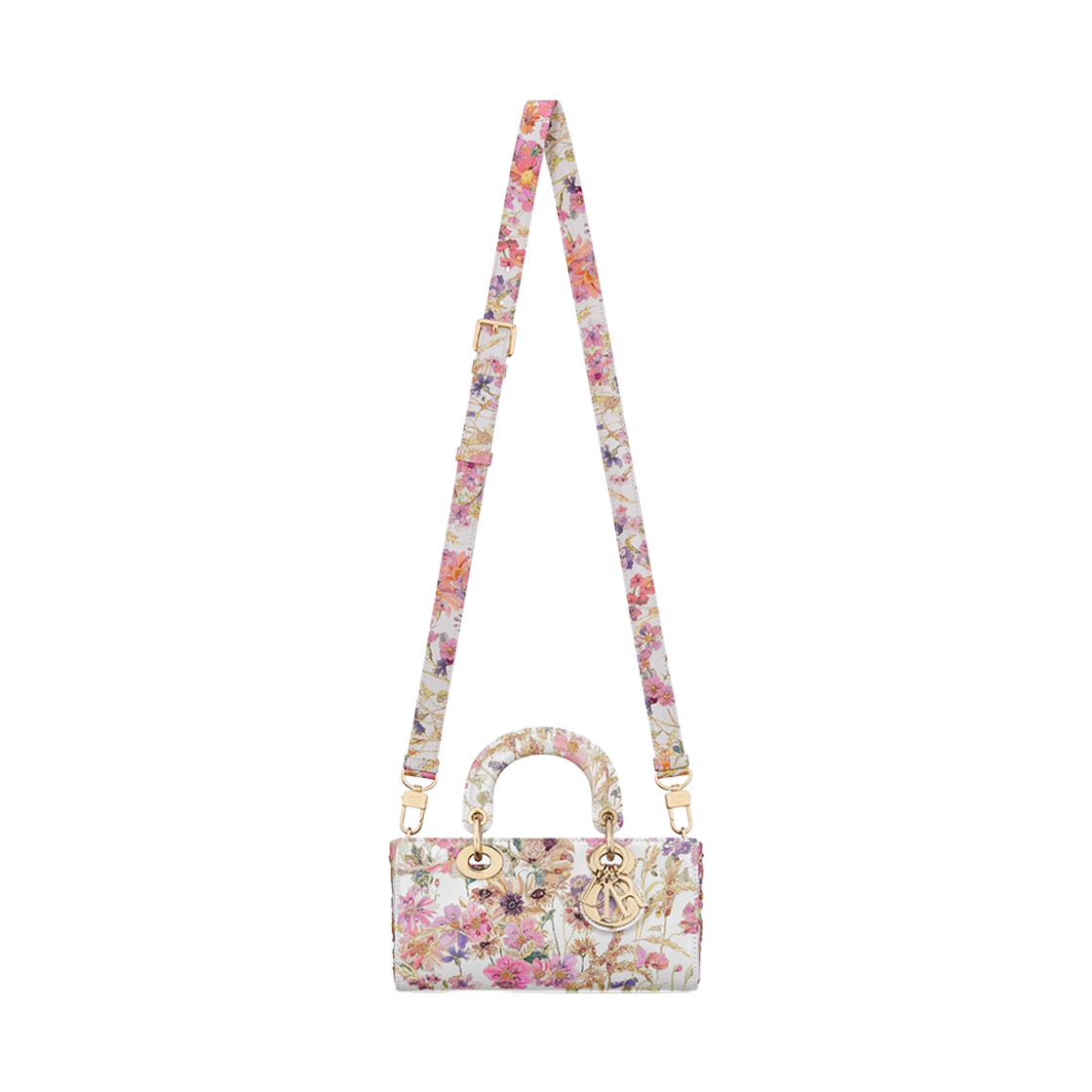 Dior Small Lady D-Joy Bag Ecru Multicolor The 4 Saisons Ete Soleil Motif 상세 이미지 3