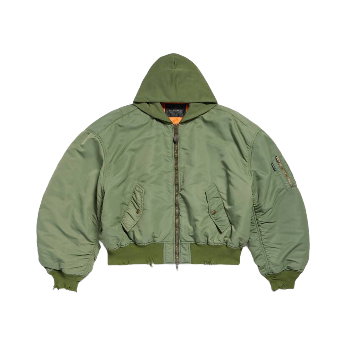 Balenciaga Bomber Dark Green 상세 이미지 1