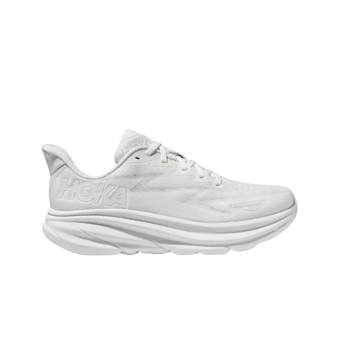 Hoka Clifton 9 White - Regular 상세 이미지 1