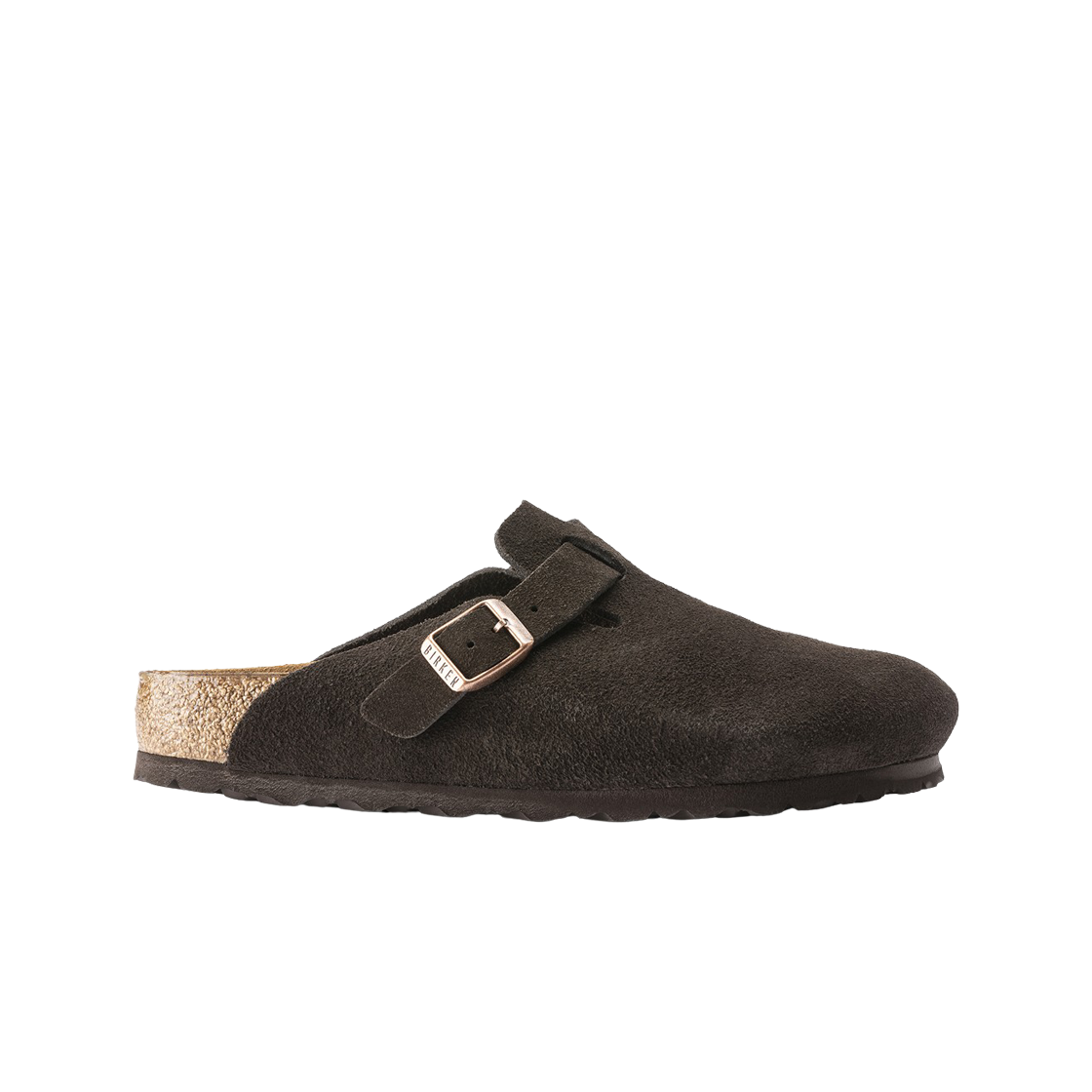 버켄스탁 보스턴 스웨이드 레더 모카 - 레귤러(Birkenstock Boston Suede Leather Mocha - Regular)
