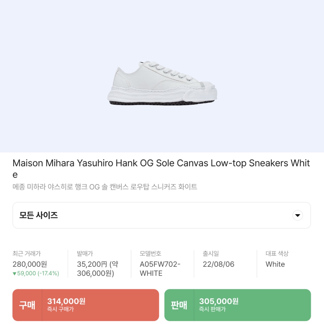 Maison Mihara Yasuhiro Hank OG Sole Canvas Low-top Sneakers White 착용 스타일 - 2