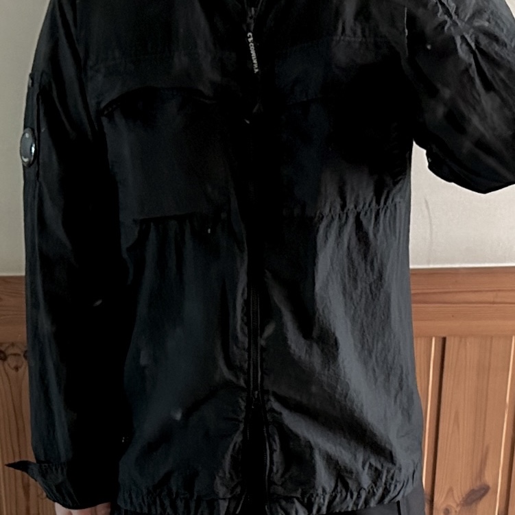 C.P. Company Taylon L Zipped Overshirt Black - 21FW 착용 스타일