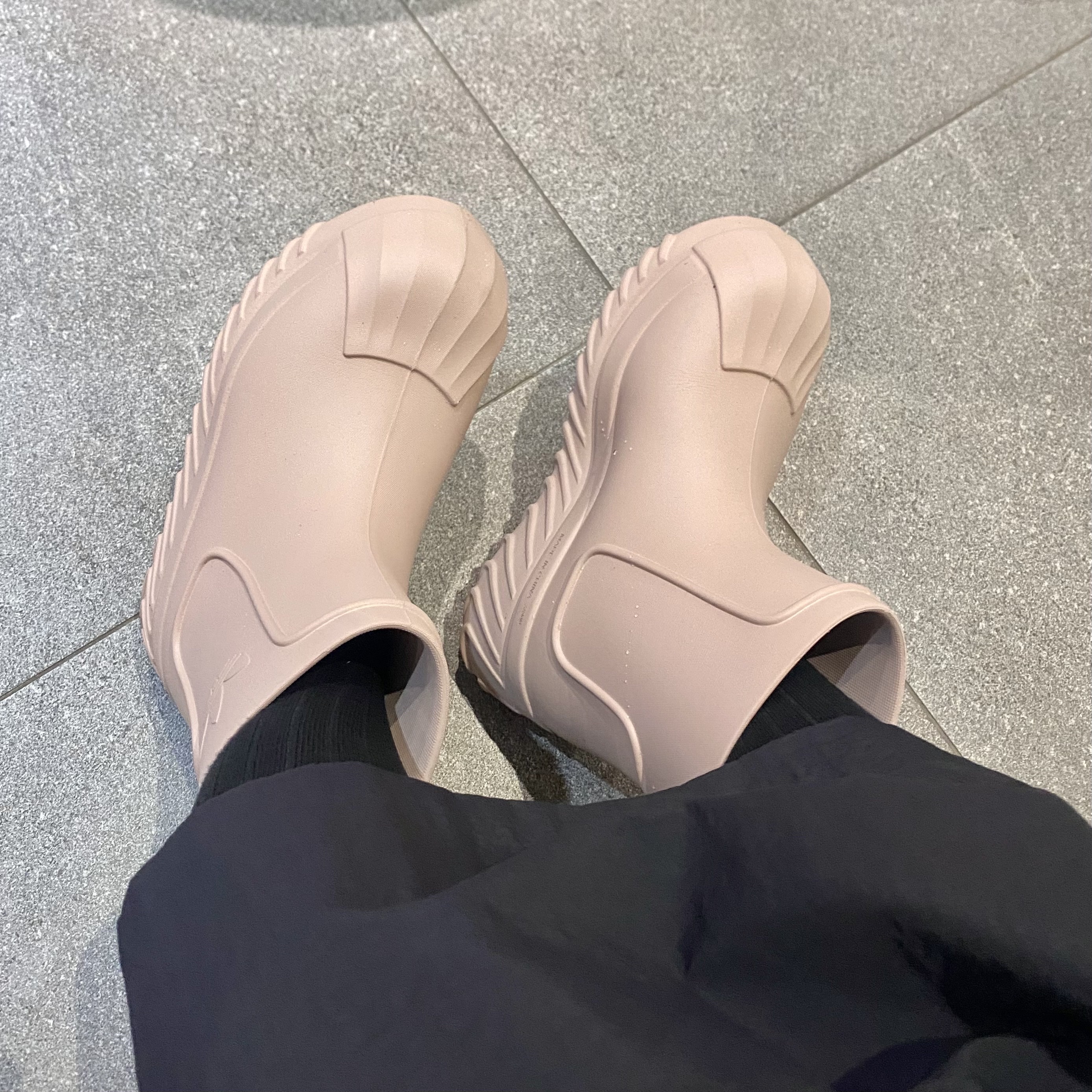(W) Adidas Adifom Superstar Boot Wonder Taupe 착용 스타일