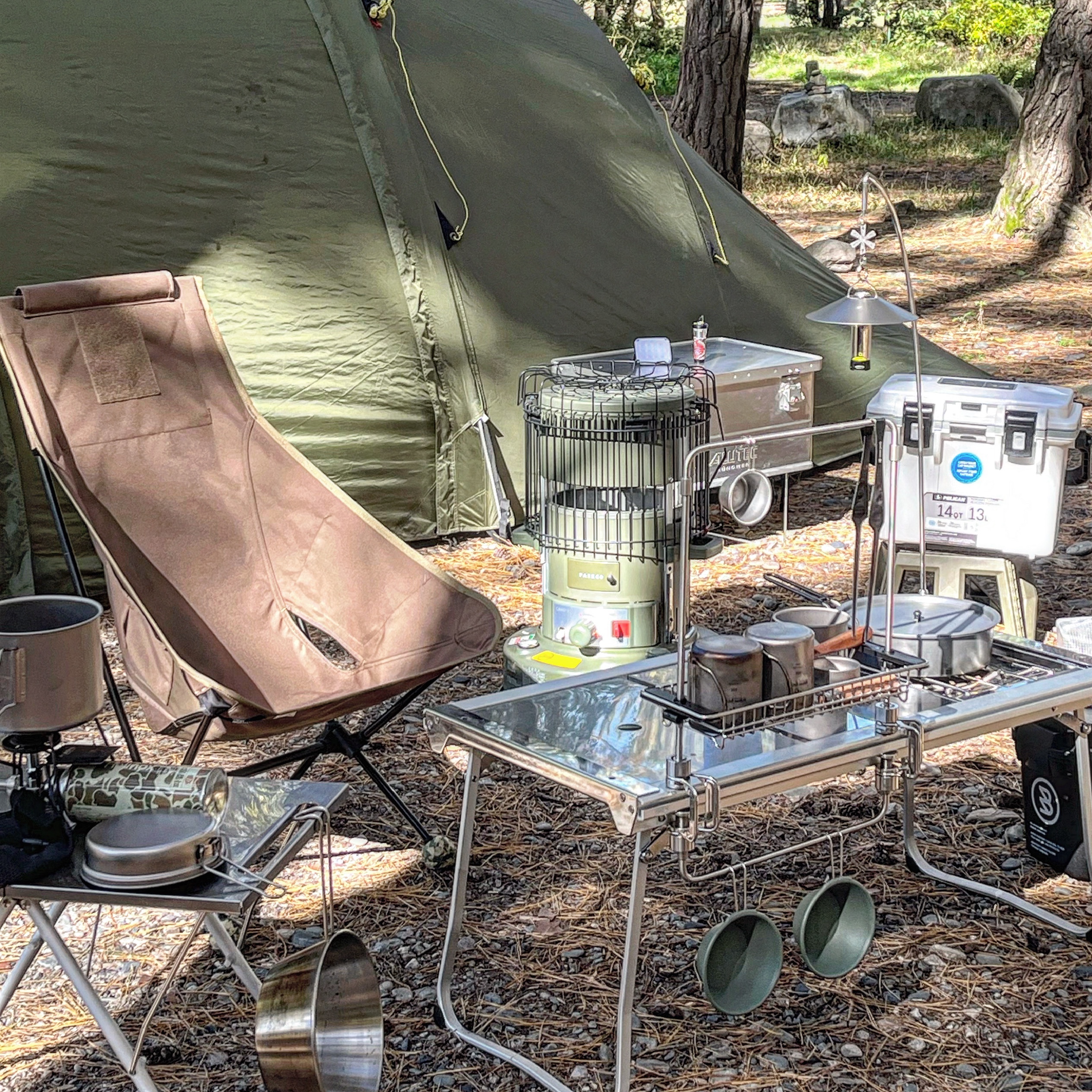 Helsport Valhall Outer Tent, Helsport Valhall Inner Tent 착용 스타일 - 2