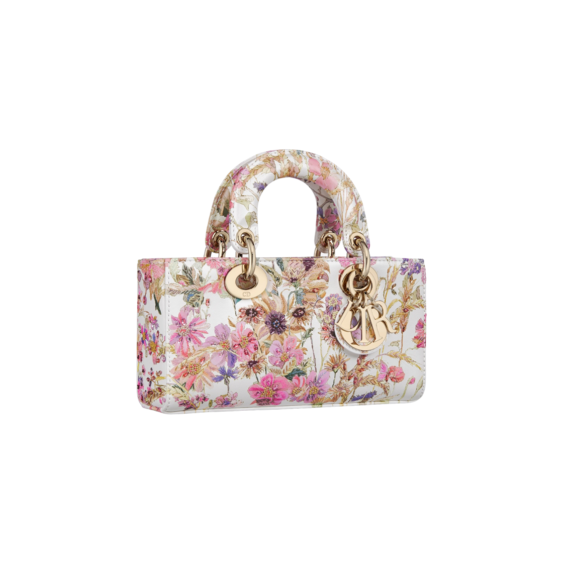 Dior Small Lady D-Joy Bag Ecru Multicolor The 4 Saisons Ete Soleil Motif 상세 이미지 2