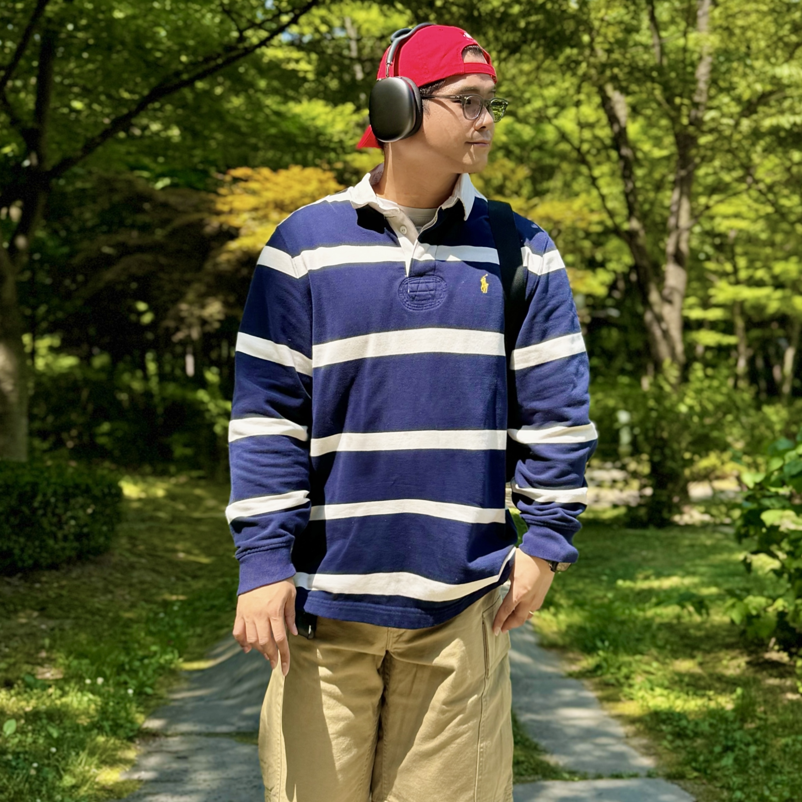 Salomon XA Pro 3D Alloy Silver, Apple AirPods Max Lightning Space Gray (Korean Ver.) 착용 스타일 - 4