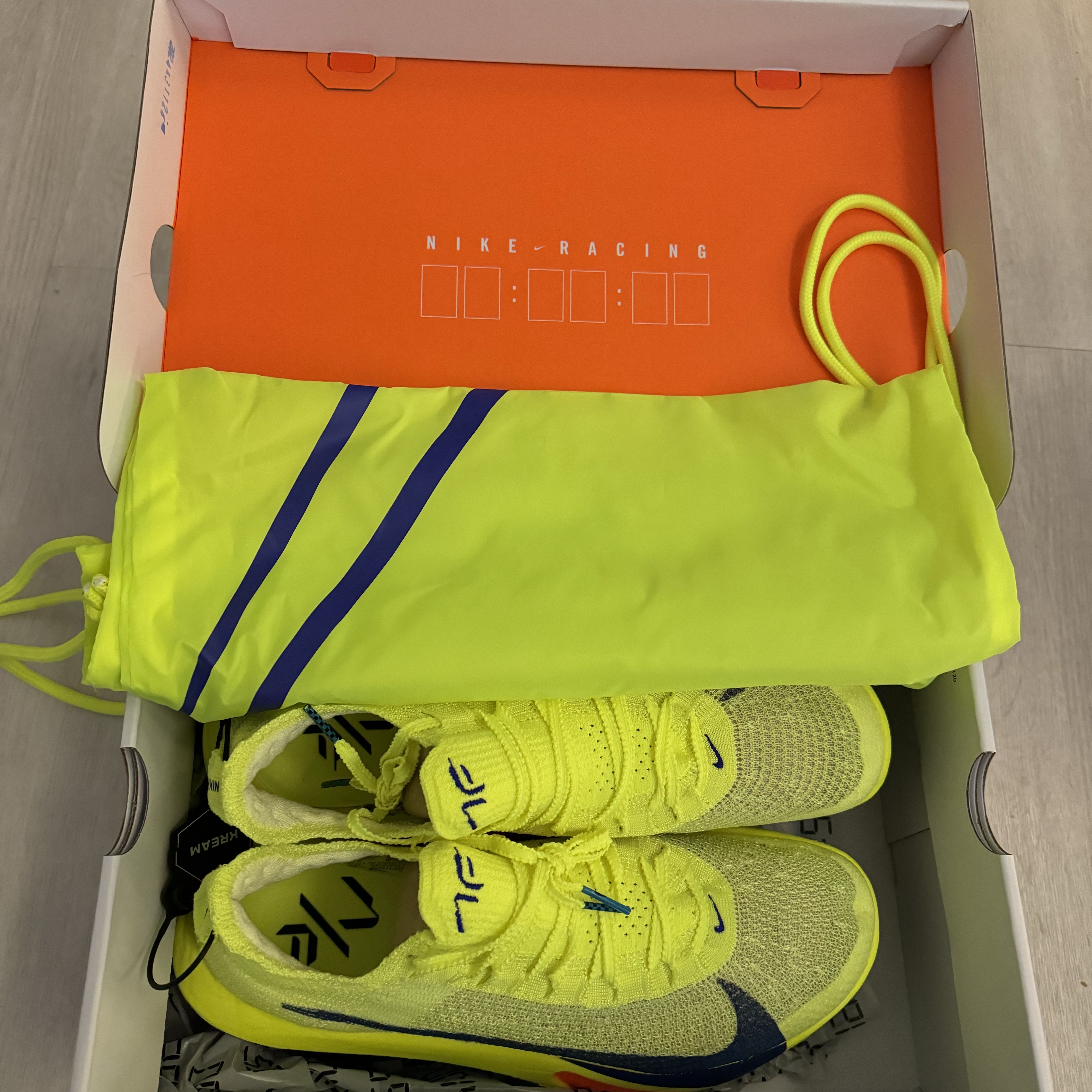 Nike Air Zoom Alphafly Next% 3 Volt 착용 스타일