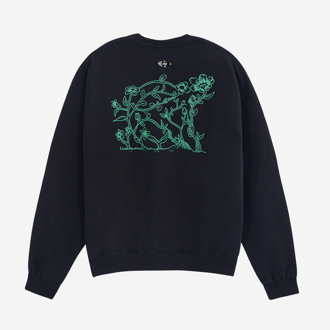 OY Vine Logo Sweatshirt Black 상세 이미지 2