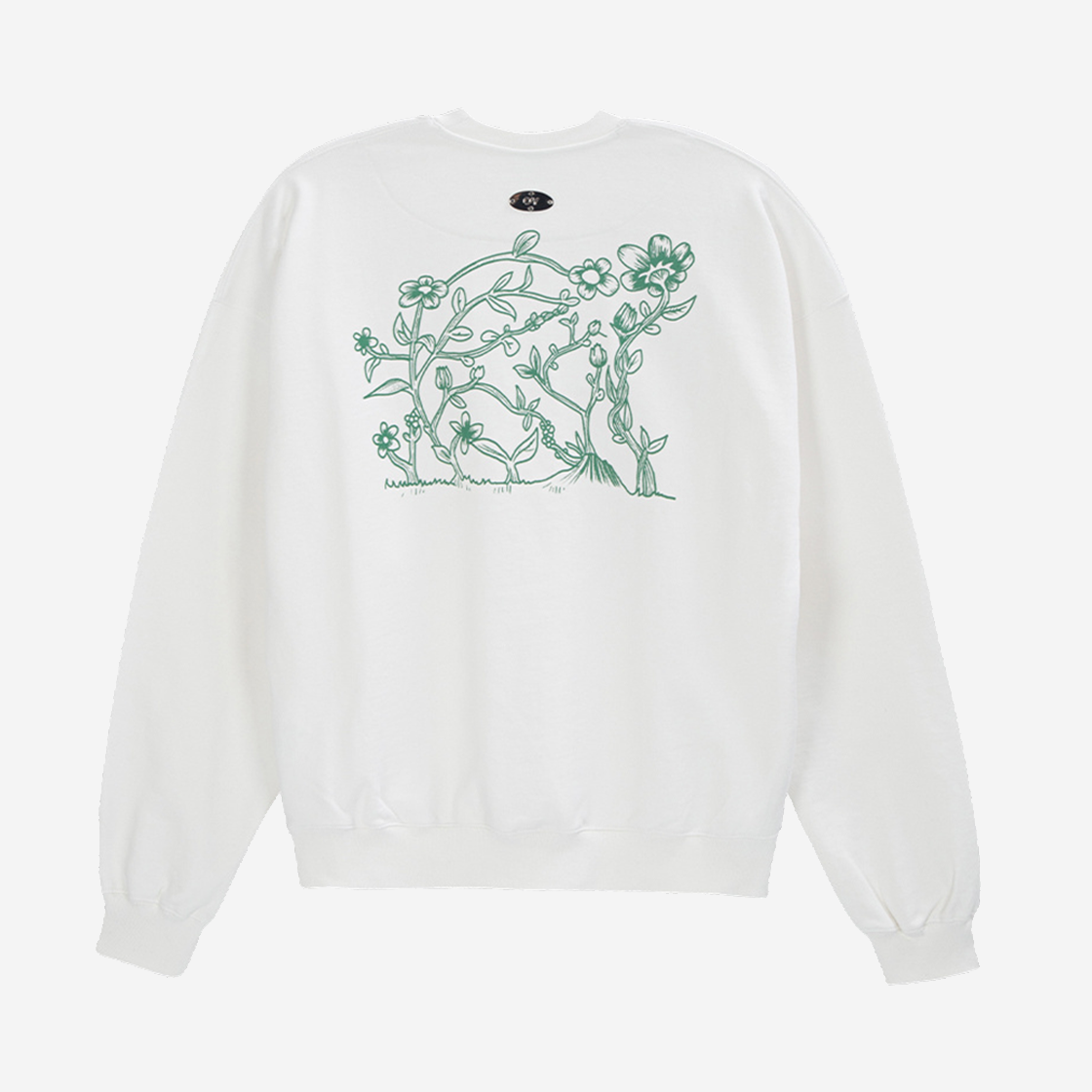 OY Vine Logo Sweatshirt White 상세 이미지 2