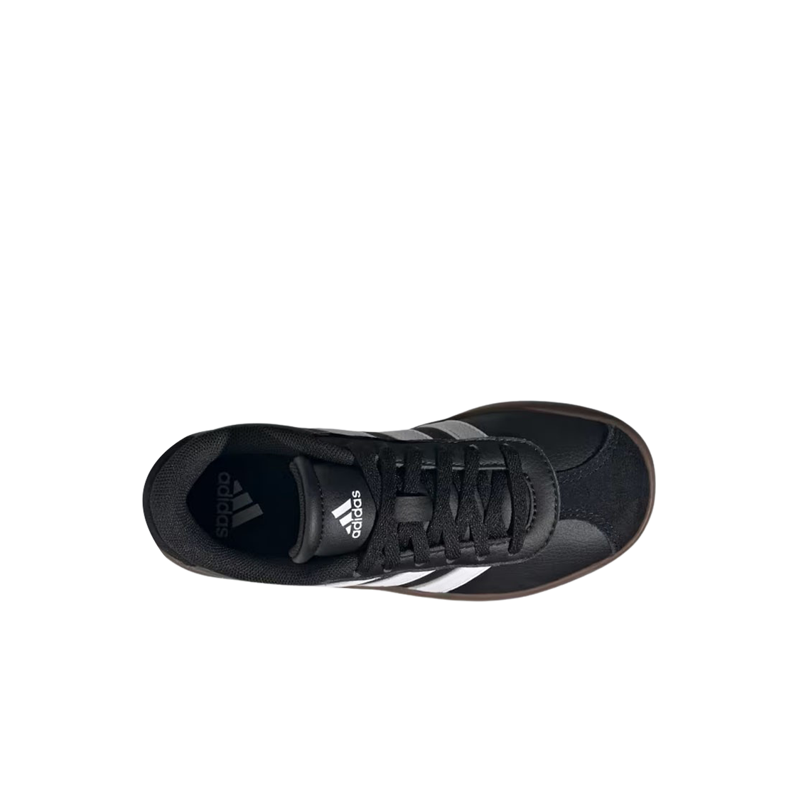 (키즈) 아디다스 VL 코트 3.0 클라우드 코어 블랙 클라우드 화이트((Kids) Adidas VL Court 3.0 Core Black Cloud White) - 2