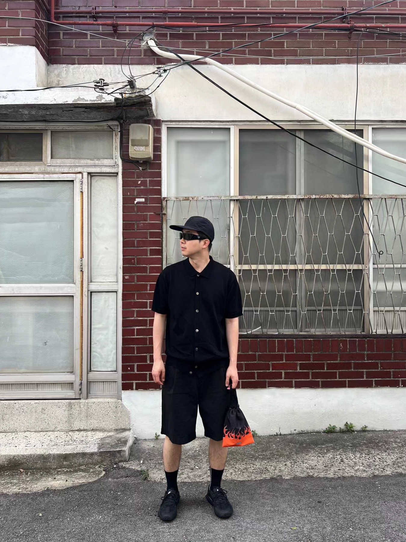 Puma Vaderon Black 착용 스타일 - 1