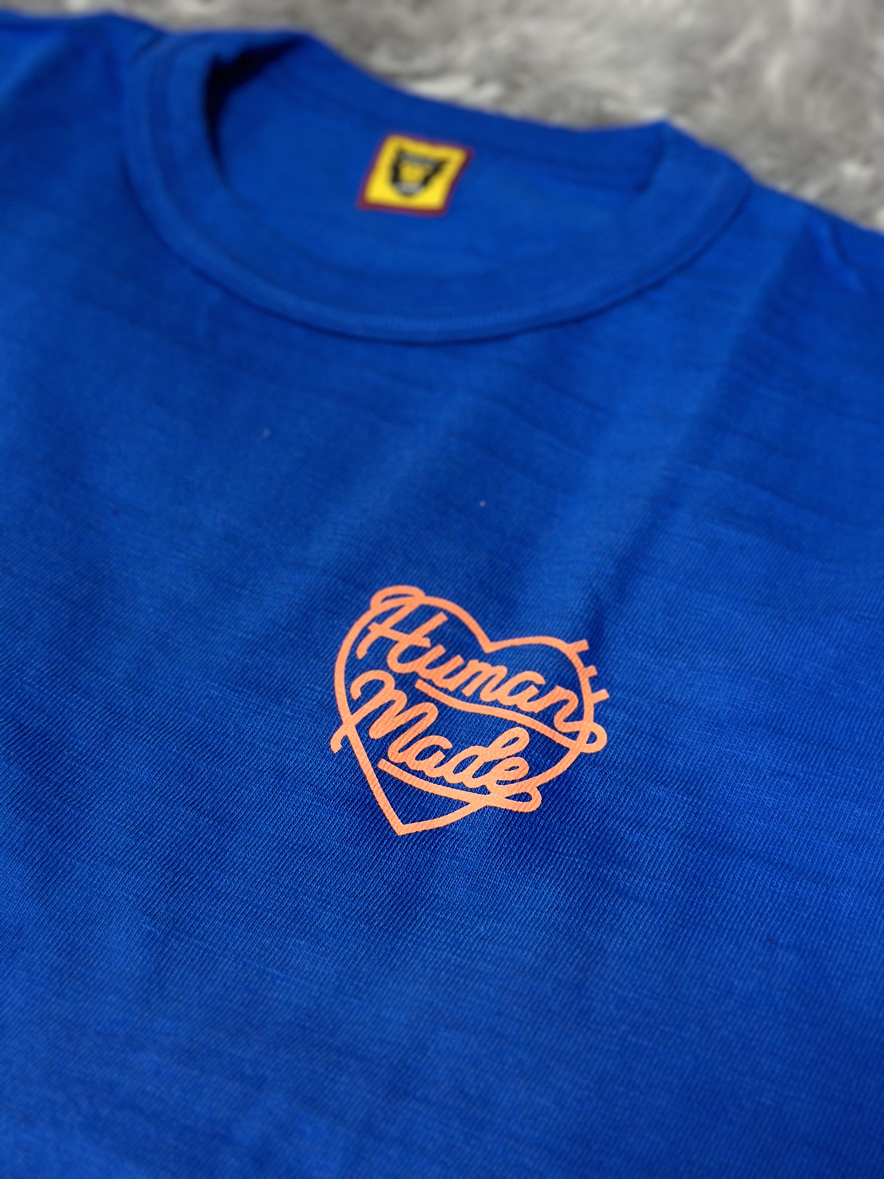 Human Made Color T-Shirt Blue 착용 스타일 - 2