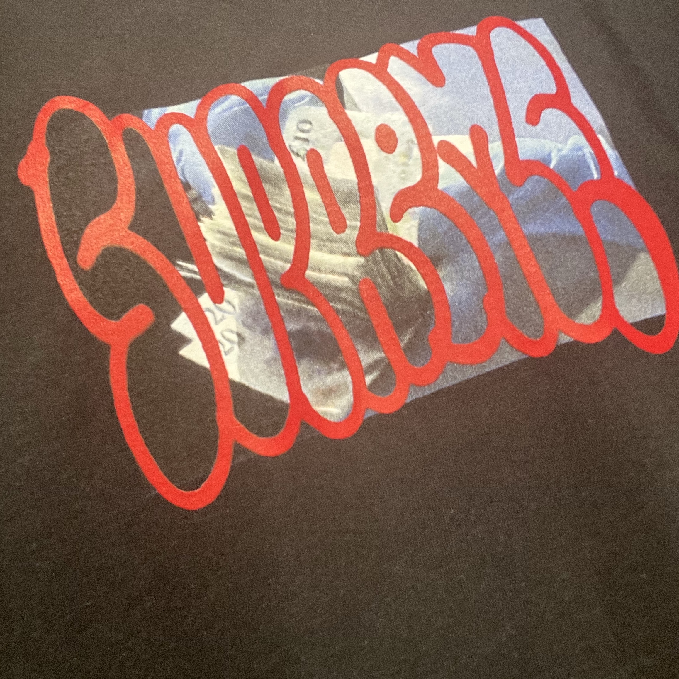 Supreme Payment T-Shirt Black - 23FW 착용 스타일