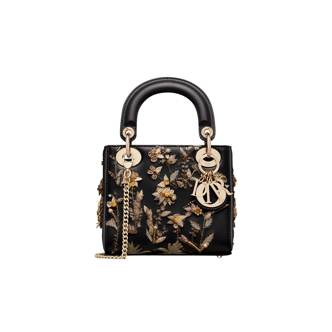 Dior Mini Lady Bag Black The Ombres Florales 3d Motif 상세 이미지 1