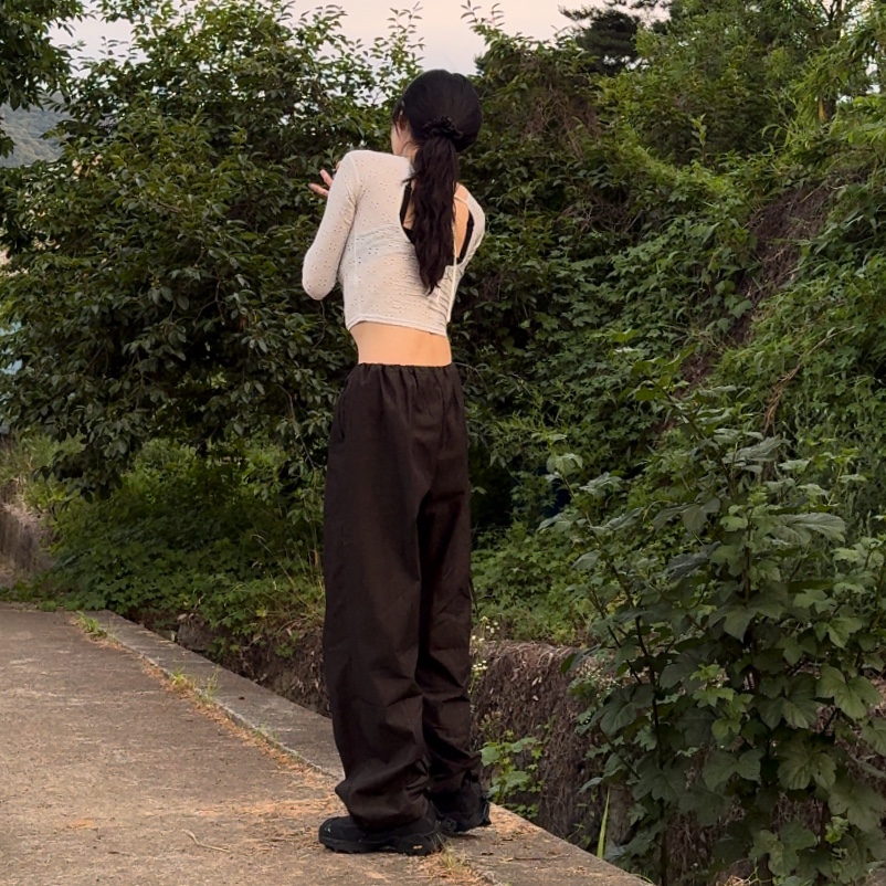 Roa Hiking Katharina Black, (W) Glowny Devon Eyelet Long Sleeve White 착용 스타일 - 4