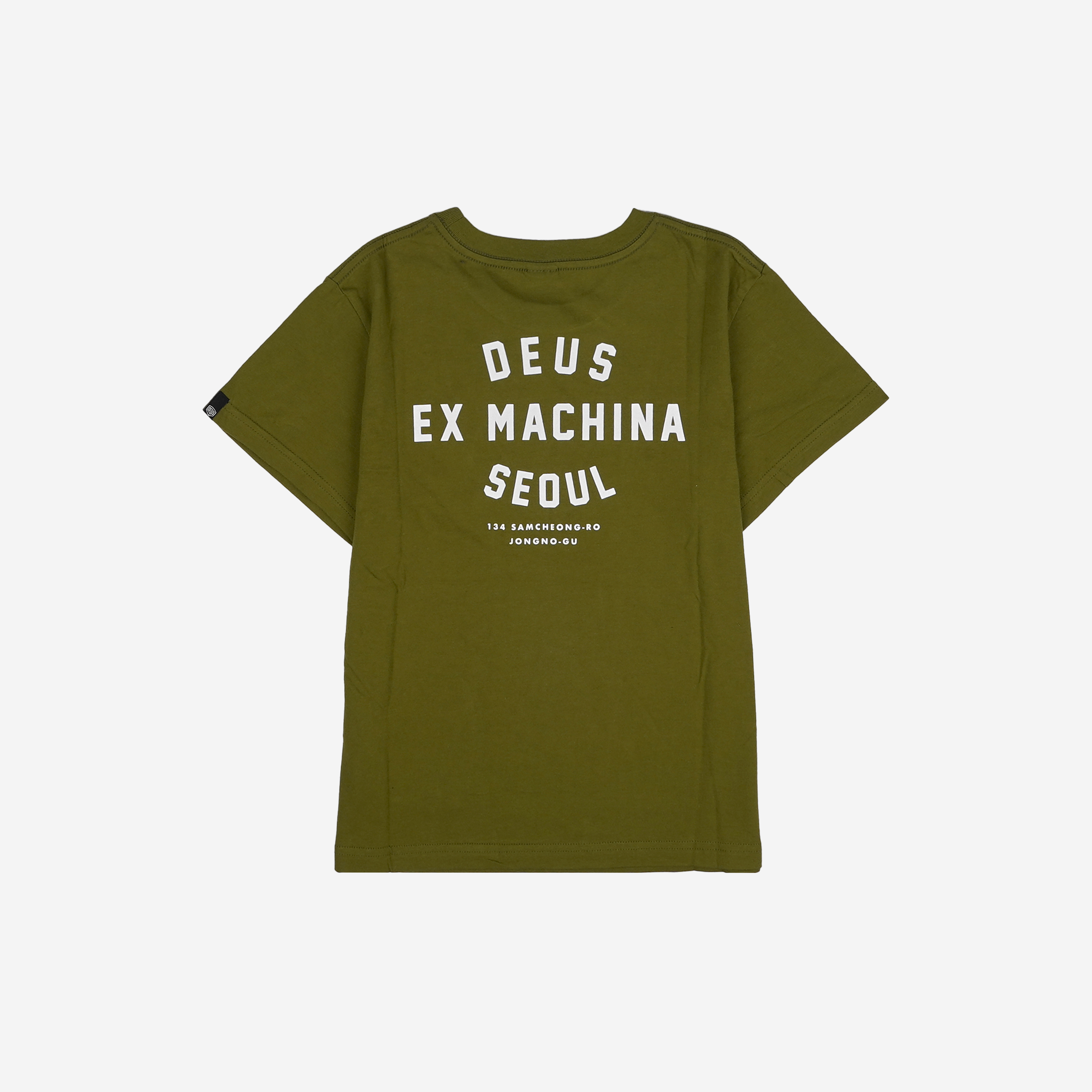(Kids) Deus Ex Machina College Samcheong T-Shirt Rover Green