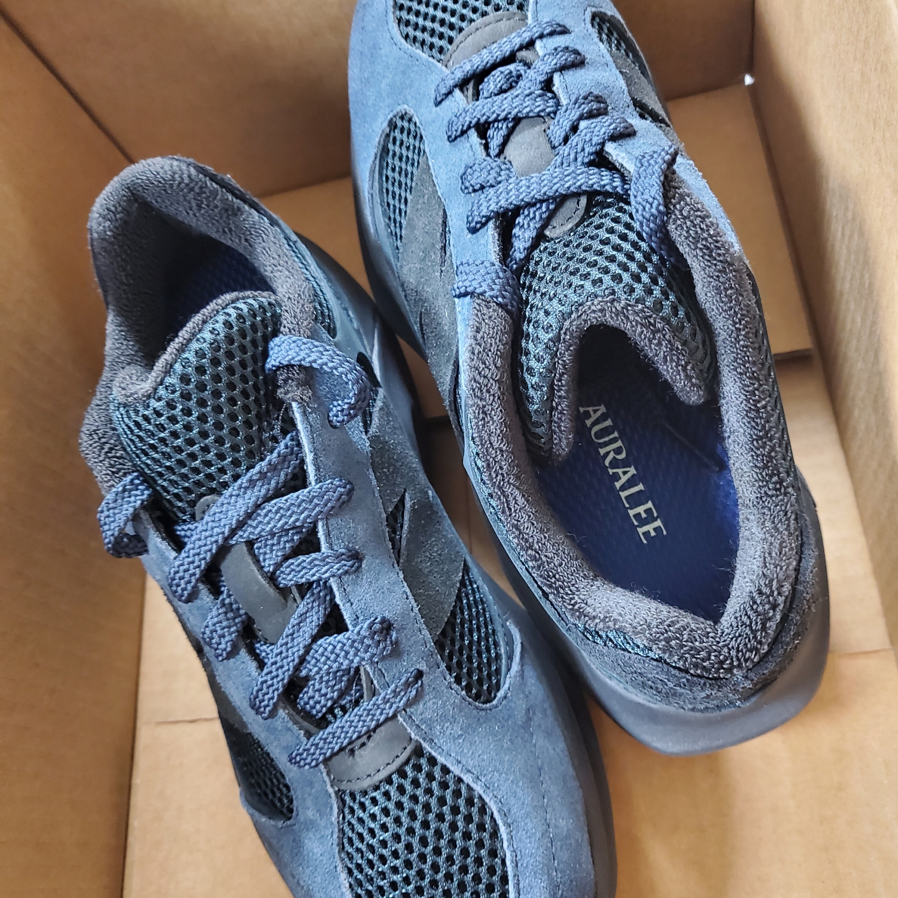 New Balance x Auralee WRPD Runner Phantom Outerspace 착용 스타일