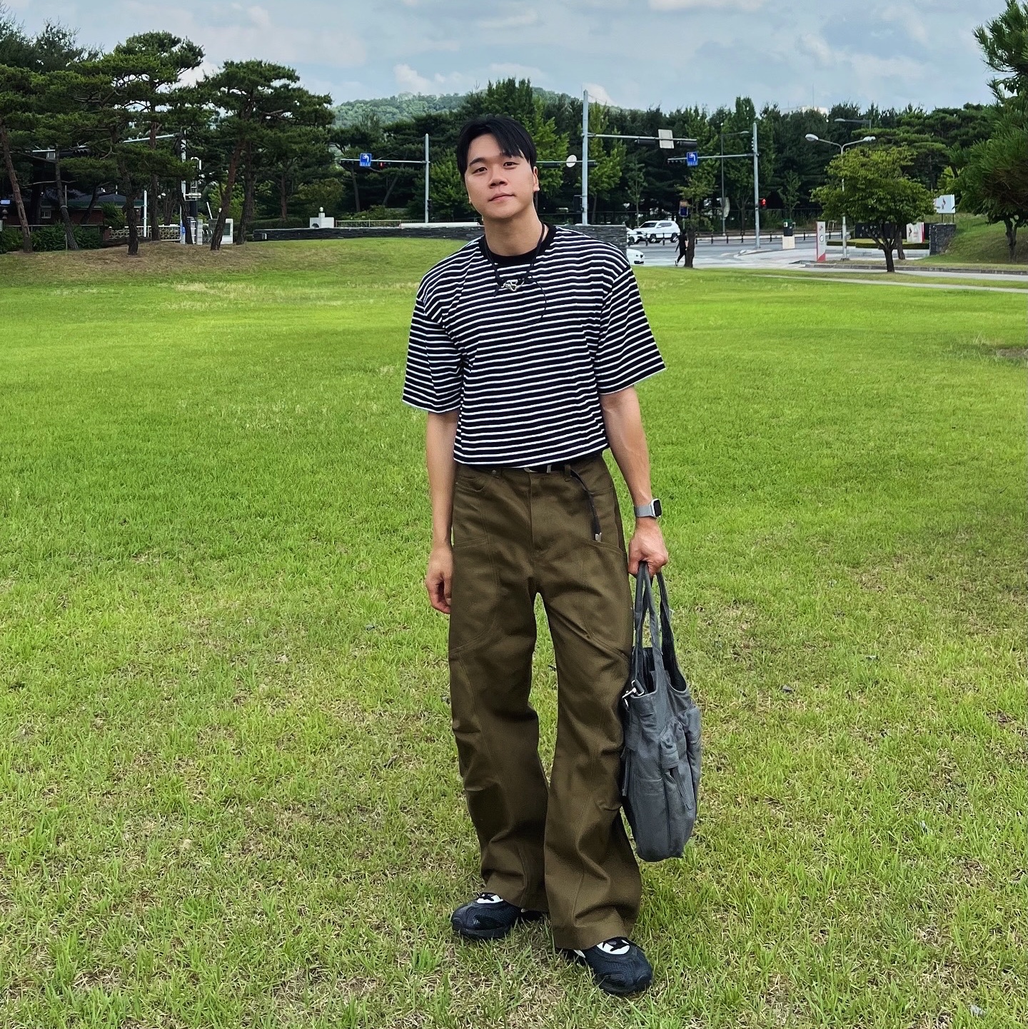 Asics x Kiko Kostadinov Gel-Sokat 2 Carrier Grey 착용 스타일