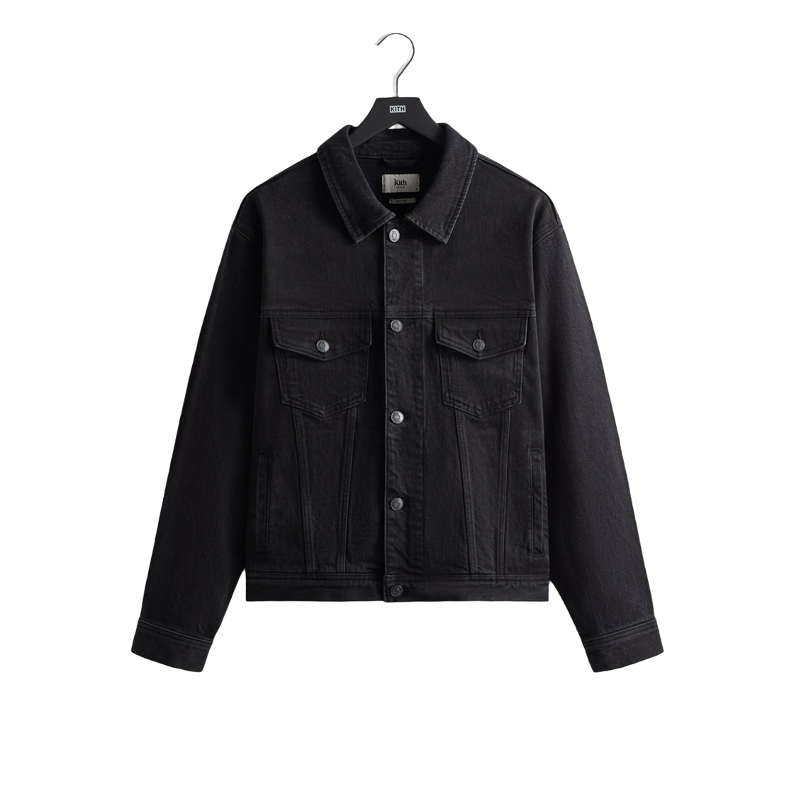 Kith Centre Denim Jacket Black 상세 이미지 1