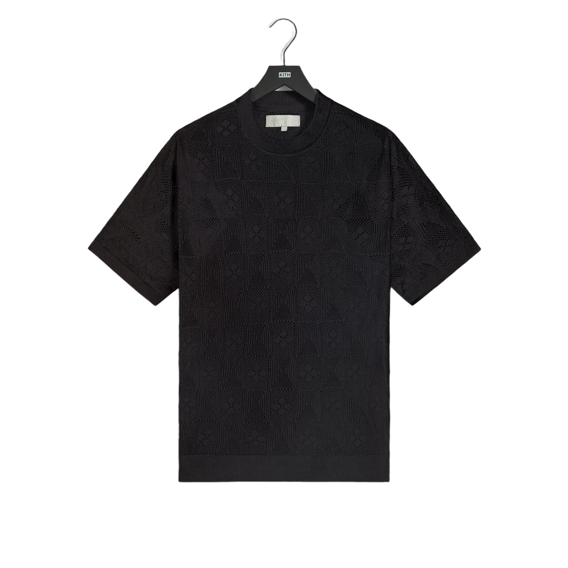 Kith Tilden Crochet Shirt Black 상세 이미지 1