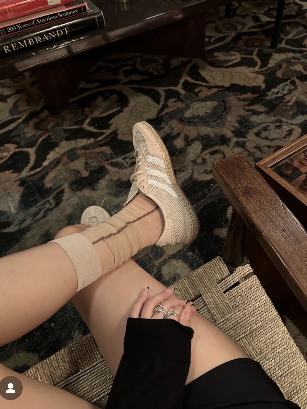 Adidas x Clot Gazelle Halo Ivory Cloud White 착용 스타일 - 3
