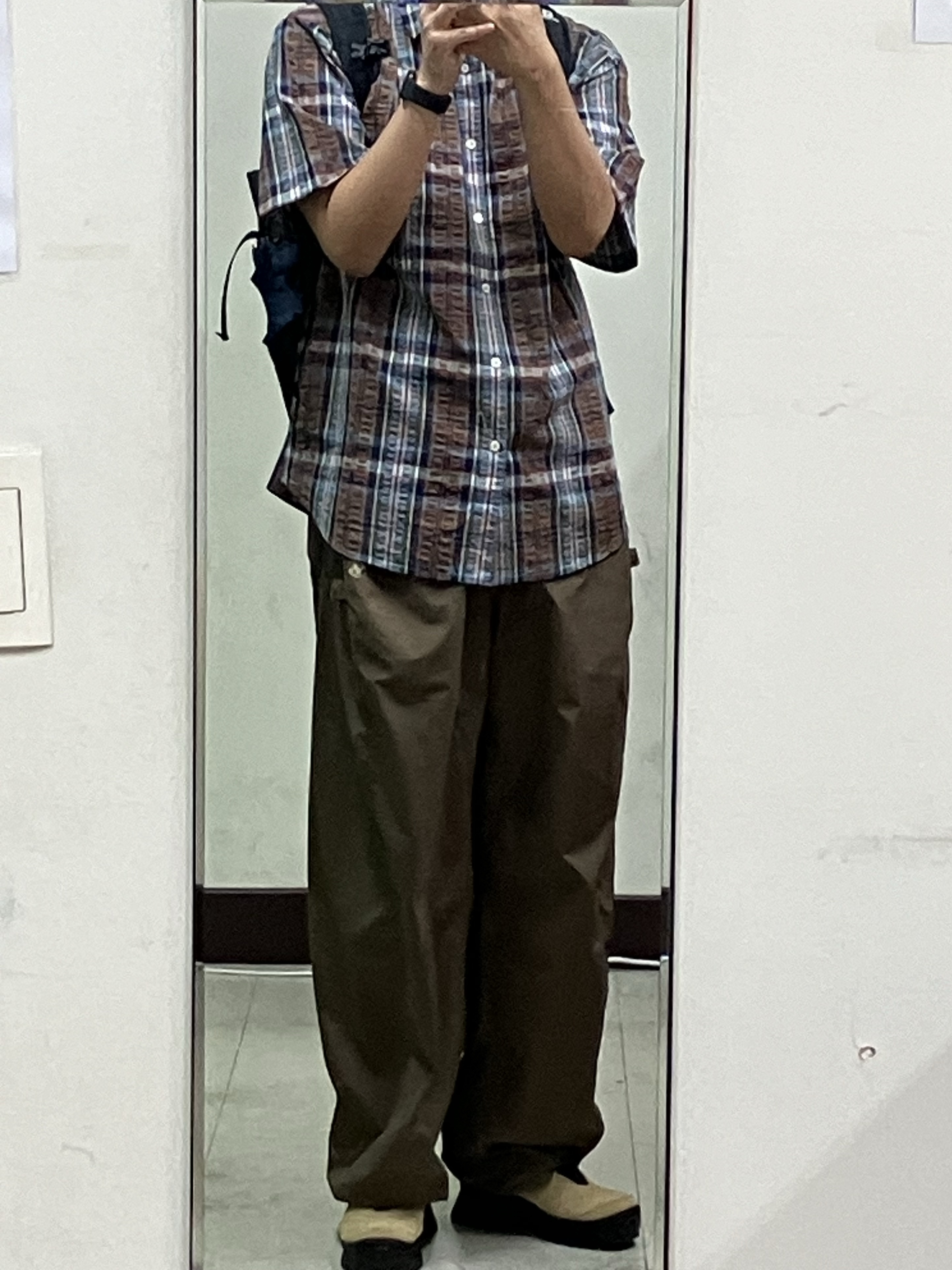 Sansan Gear Side Snap Pants Brown - 22FW 착용 스타일