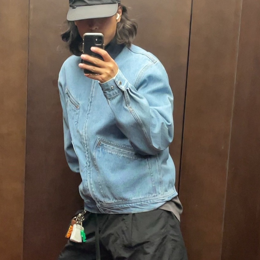 Palace P-Workwear Jacket Stone Wash - 24SS 착용 스타일