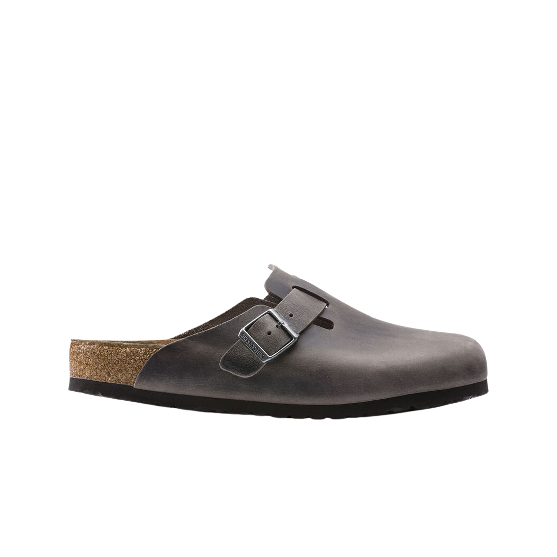 버켄스탁 보스턴 소프트 풋베드 오일드 레더 아이언 - 레귤러(Birkenstock Boston Soft Footbed Oiled Leather Iron - Regular)