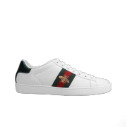 (W) Gucci Ace Bee Embroidered Sneakers