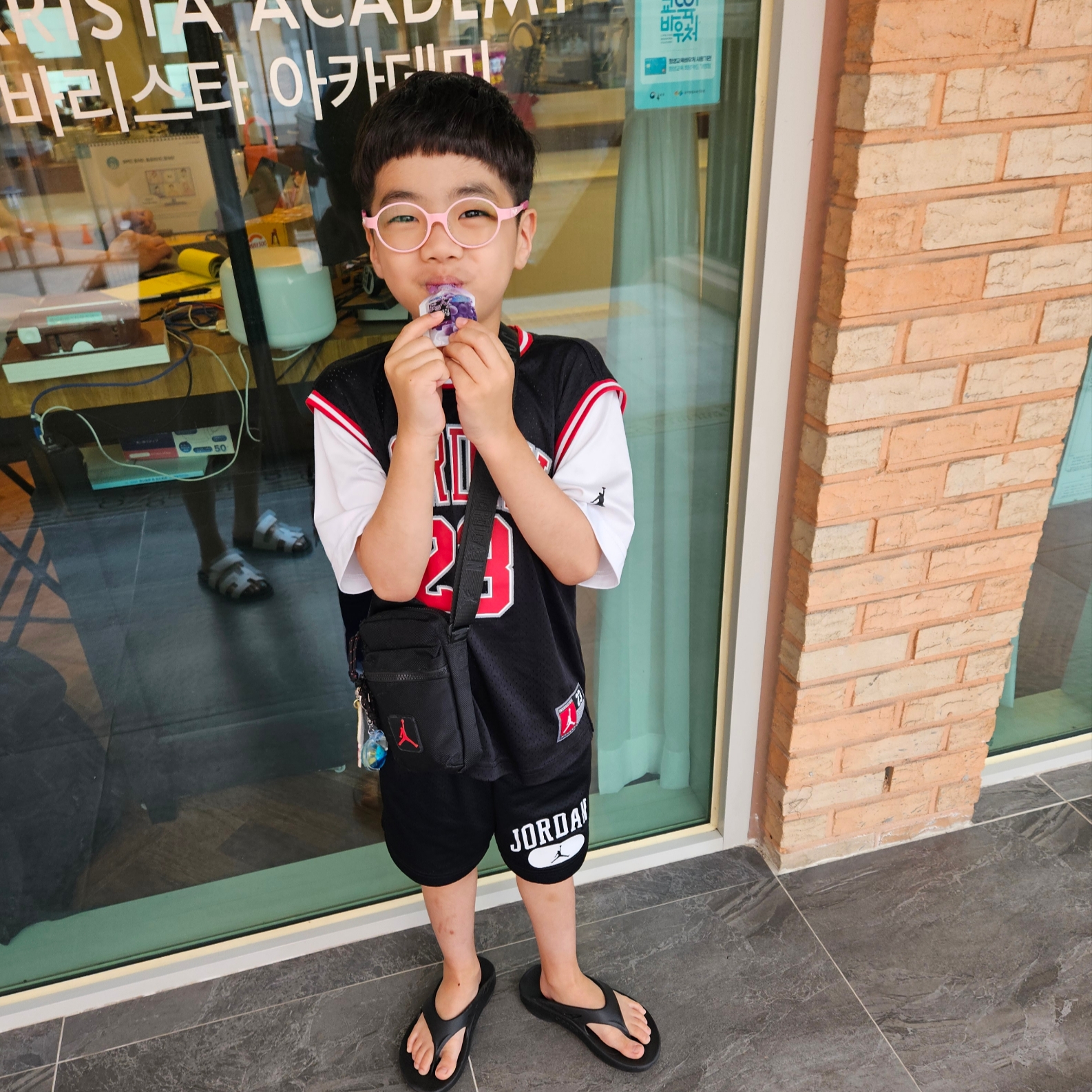 (Kids) Stone Island 20147 T-Shirt Lilac - 23SS, Jordan Airborne Festival Bag White 착용 스타일 - 4