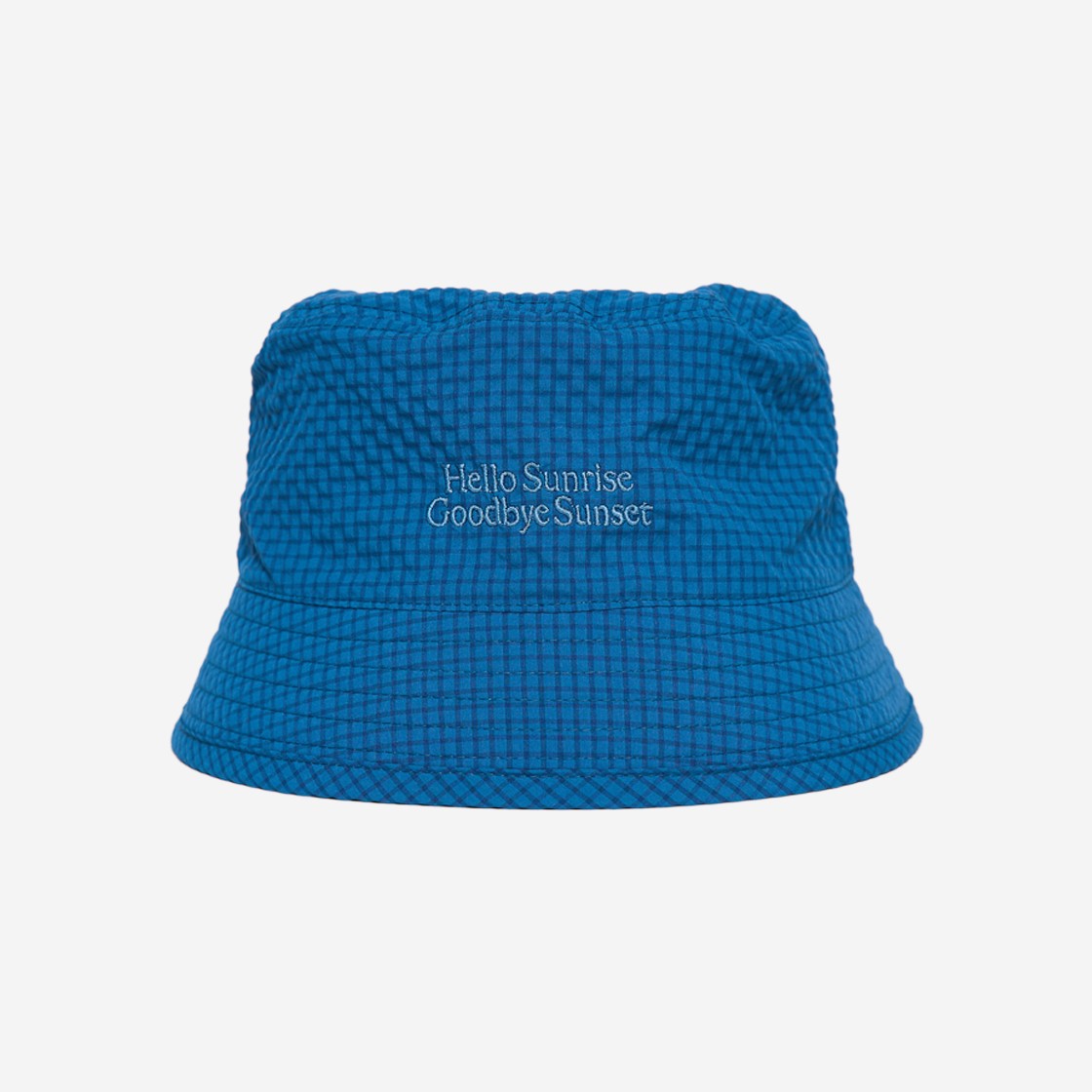 Hello Sunrise Classic Typo Bucket Hat Teal 상세 이미지 1