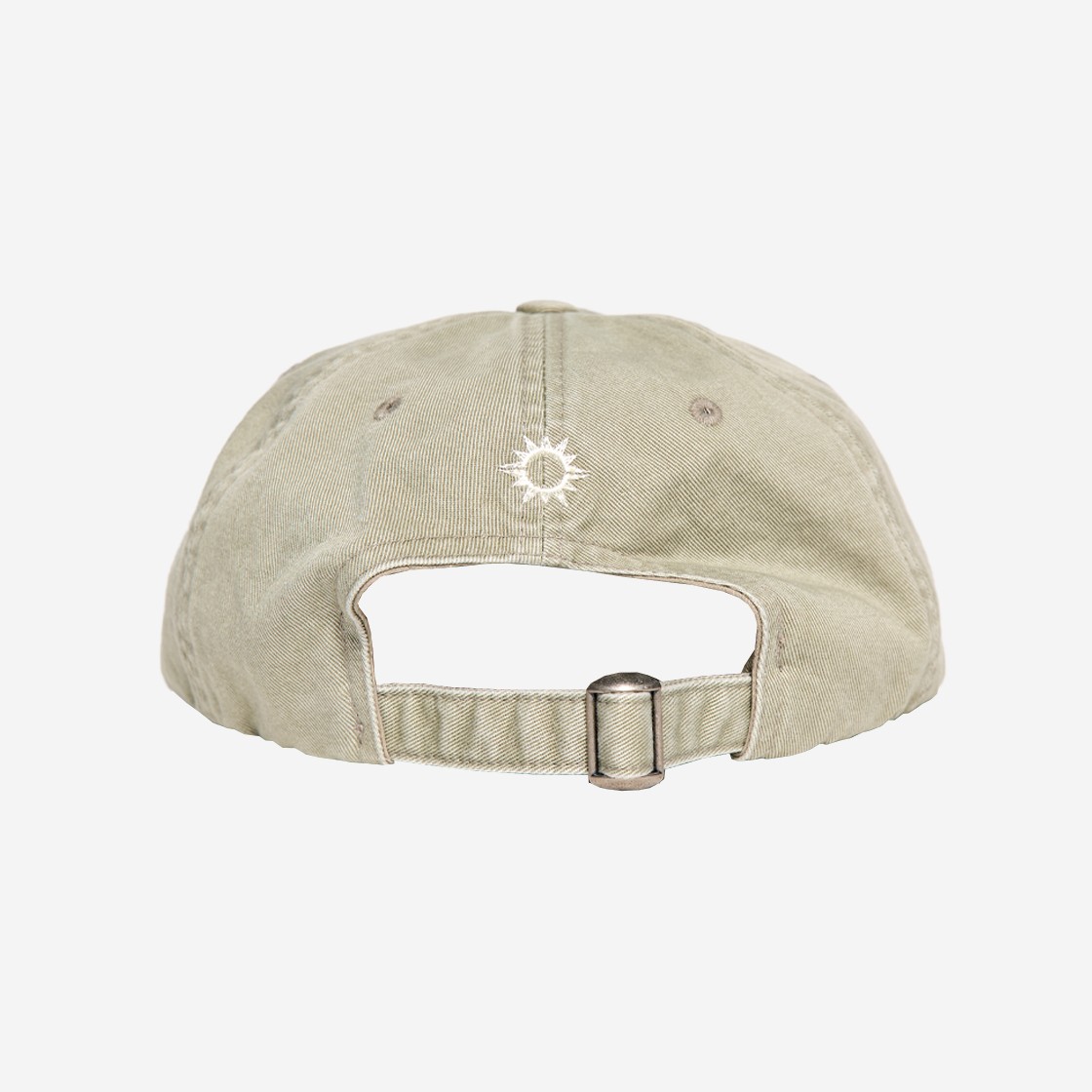 Hello Sunrise Washed Doodle Typo 5Panel Cap Khaki 상세 이미지 3