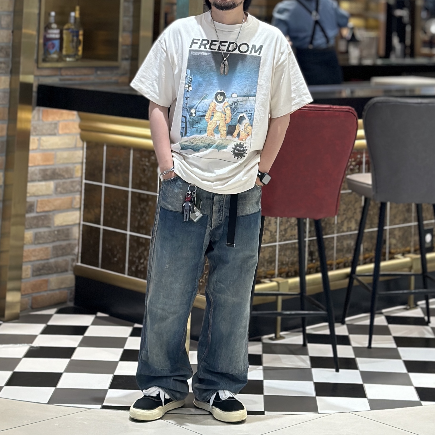 FREEDOM saint xxxxxx Tシャツ AKIRA Saint Michael Akira Cyberpunk Graphic Tee This tee | Depop