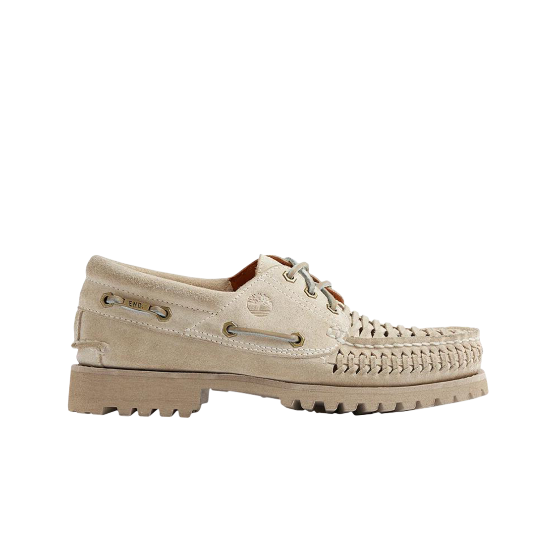 팀버랜드 x 엔드 어센틱 3 아이 보트 슈즈 화이트(Timberland x END. Authentic 3-Eye Boat Shoes White)