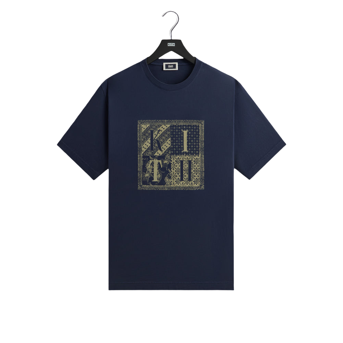 Kith Batik Block Print Vintage T-Shirt Vista 상세 이미지 1