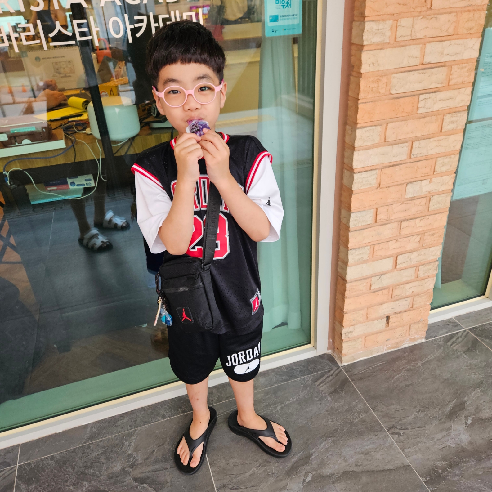 (Kids) Stone Island 20147 T-Shirt Lilac - 23SS, Jordan Airborne Festival Bag White 착용 스타일 - 5