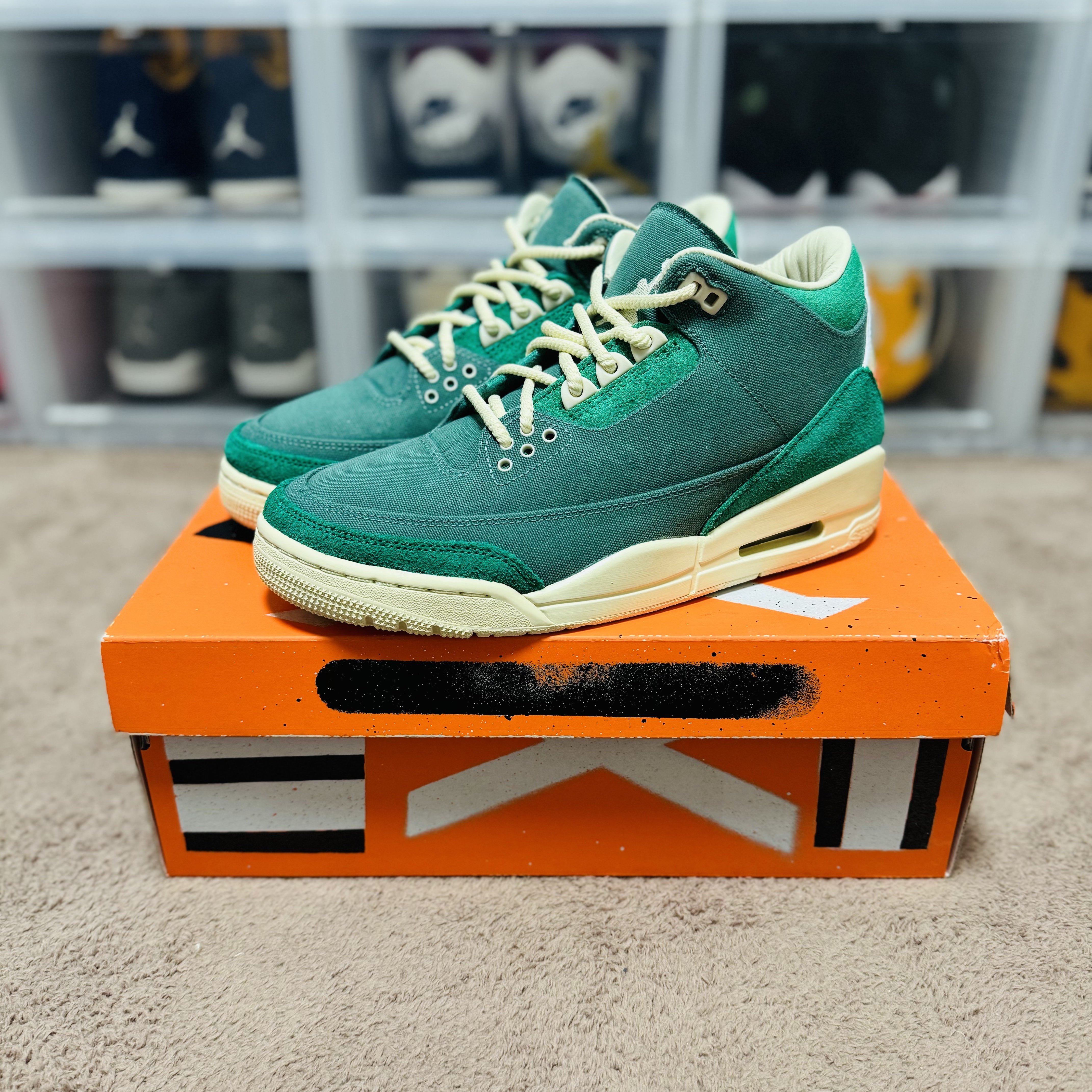 (W) Jordan 3 x Nina Chanel Abney Retro SP Bicoastal and Malachite 착용 스타일 - 2