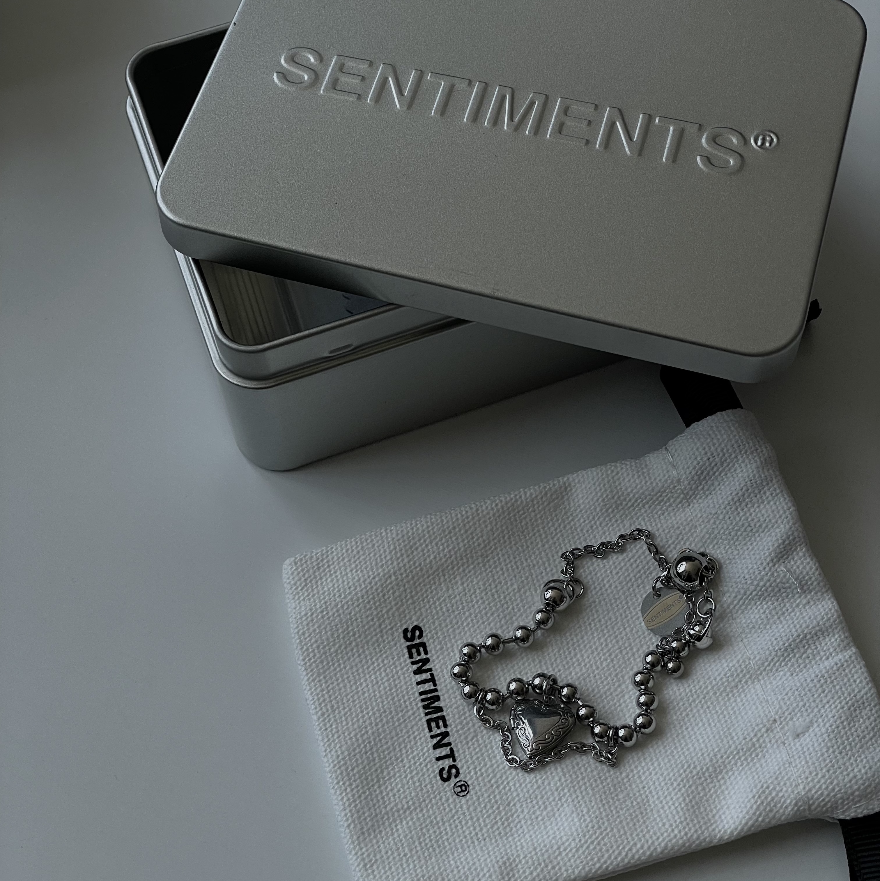 Sentiments No.357 Bracelet Silver 착용 스타일