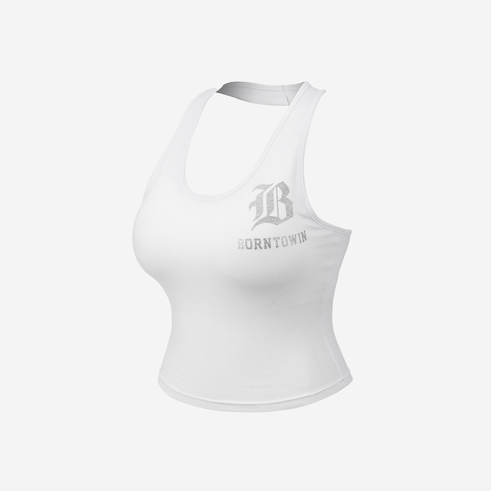 본투윈 심볼 B 홀터넥 슬리브리스 화이트(BORN TO WIN Symbol B Halterneck Sleeveless White) - 2