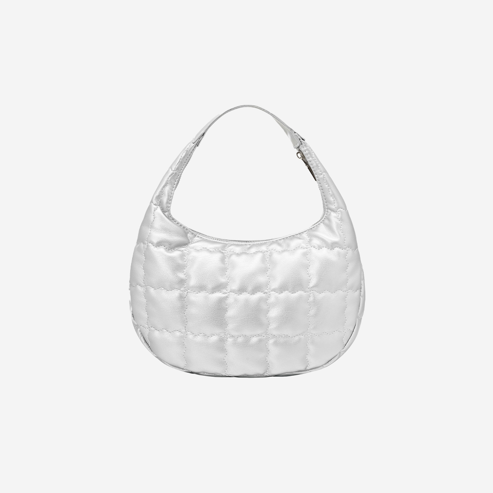 아노에틱 Anc 퀼팅 토트 백 실버(Anoetic Anc Quilting Tote Bag Silver) - 2